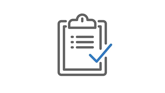 Clipboard with checkmark